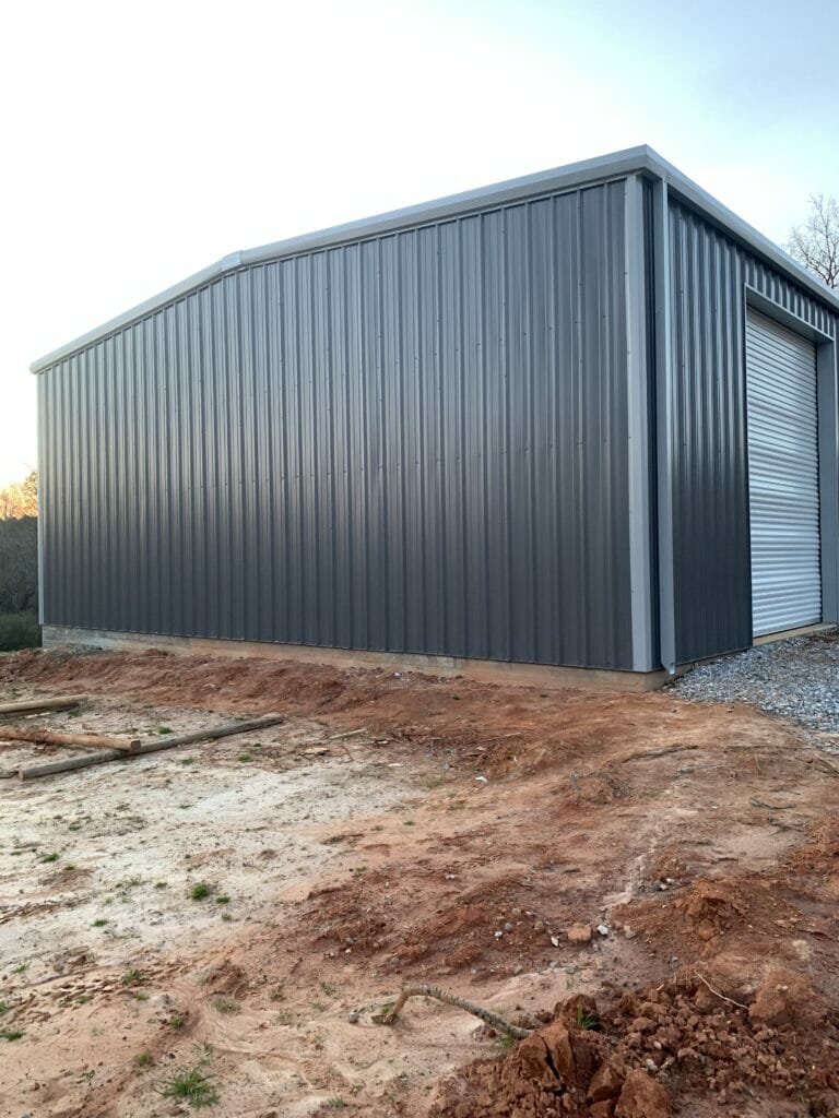 Pre-Engineered Metal Building Side View