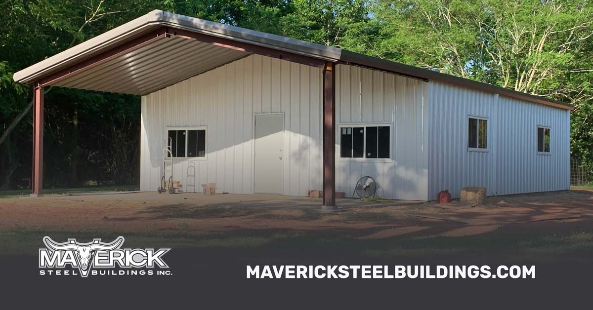 Marina Steel Buildings  Maverick Steel Buildings