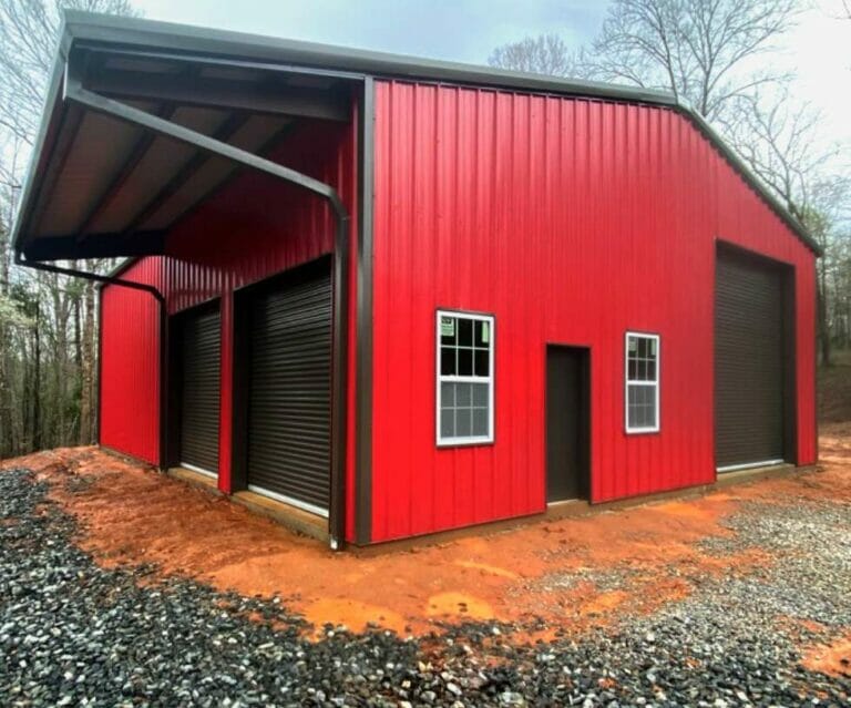 40x40 Garage Steel Building Kit Maverick Steel Buildings