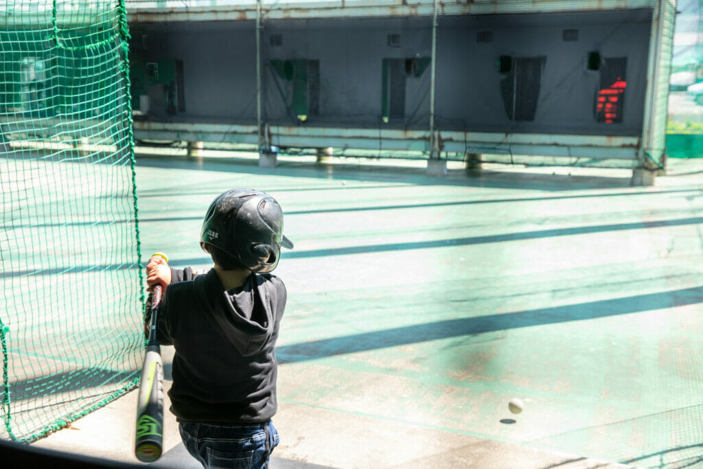 STEEL BUILDING BATTING CAGES